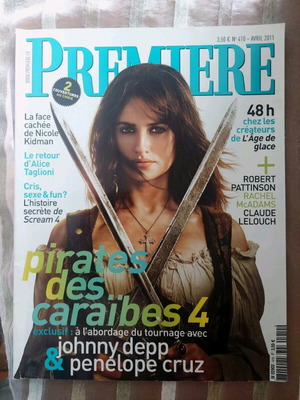 Περιοδικό Premiere #410 Απρίλιος 2011 με Penélope Cruz, σαν καινούργιο