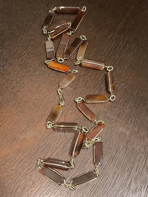 Vintage agate necklace like new