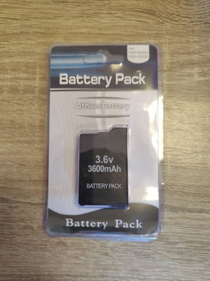 Battery for PSP new, compatible with PSP-2000 and PSP-3000