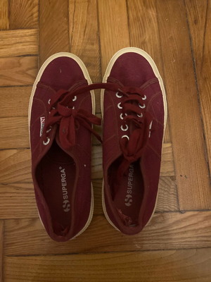 Superga παπούτσια μπορντό νο 38