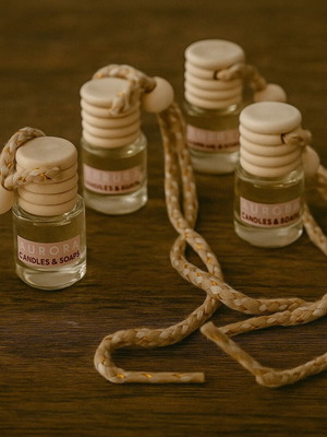 Car air freshener new in 10ml glass bottle with wooden cap