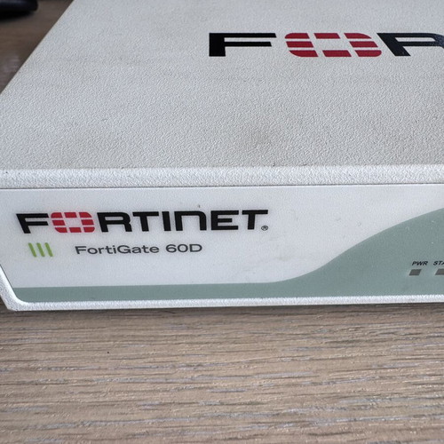 Fortinet FortiGate 60D Firewall used, with power adapter