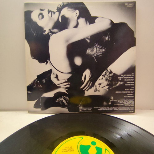 Scorpions Love At First Sting vinyl LP album 1984, like new Greek edition
