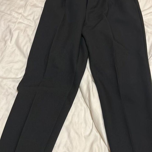 Zara women's high-waisted pants with belt like new, size S