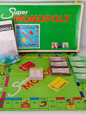 Σπάνια  Vintage Super MONOPOLY με ΔΡΑΧΜΕΣ