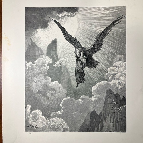 Engraving used, Gustave Doré, 29x36