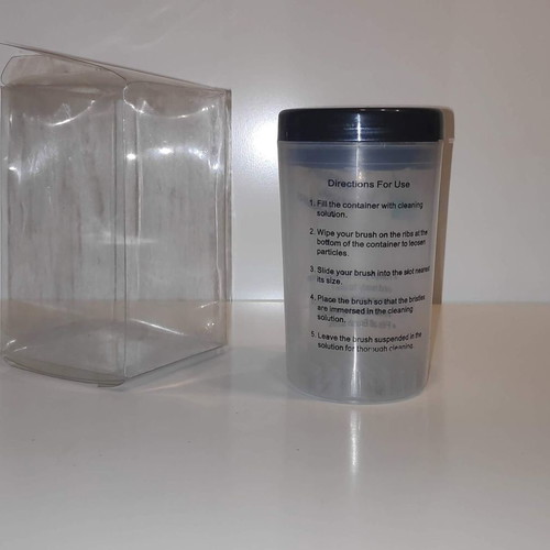 Brush cleaning container new