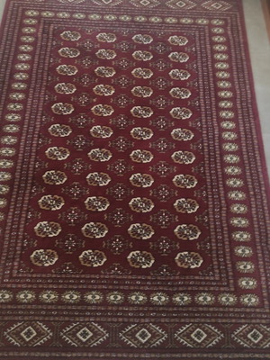 Machine-made rug 160x230 used, slightly worn