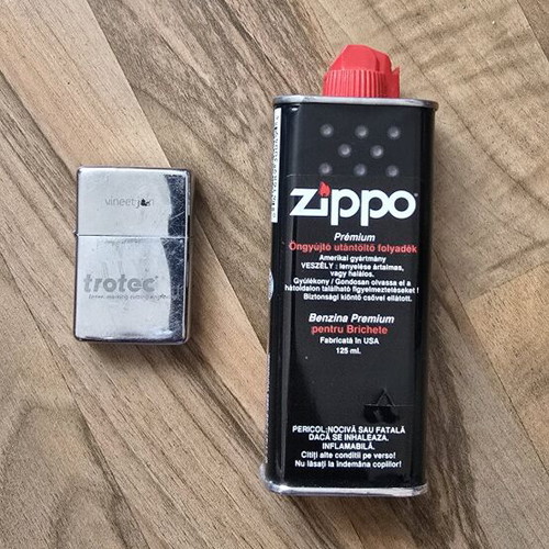 Gasoline lighter used with gasoline canister