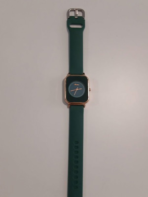 Green wristwatch