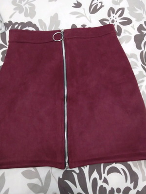 Mini velvet Italian skirt like new
