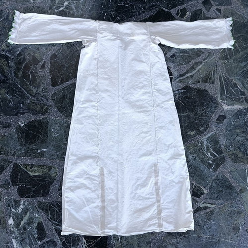 Traditional white shirt dress