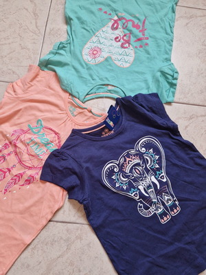 Lupilu set of 3 new girls' blouses 98/104 cm colorful