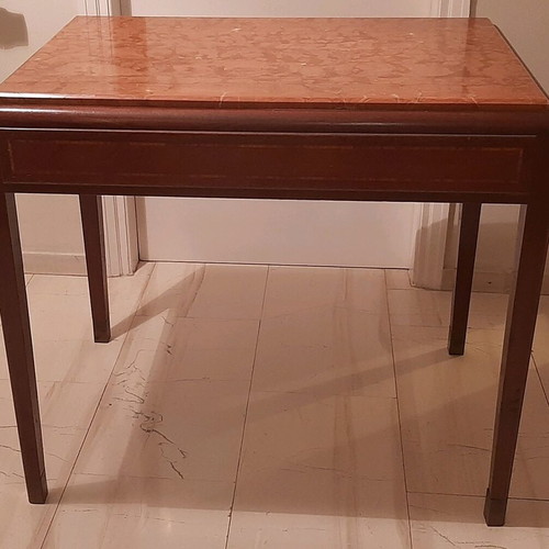Classic table with marble like new