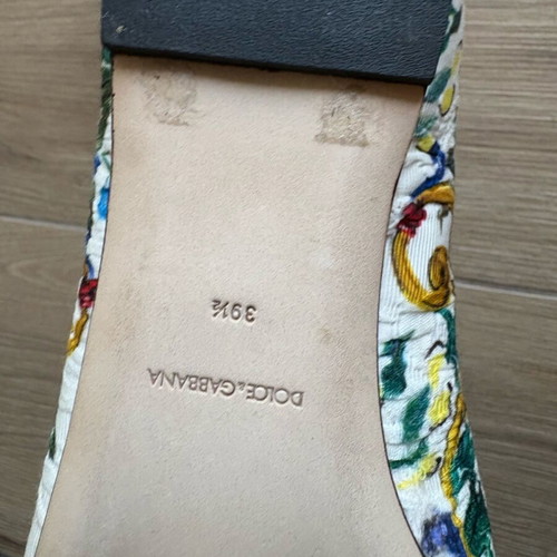 Dolce & Gabbana colorful ballerina shoes new size 40 with dust bag