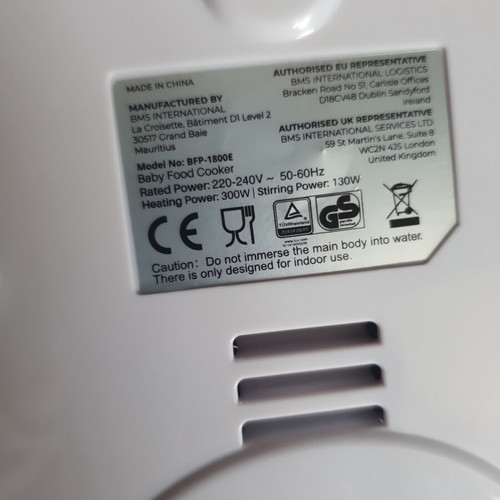 SweetyFox Baby Food Maker BFP-1800E used, 7-in-1 multifunctional