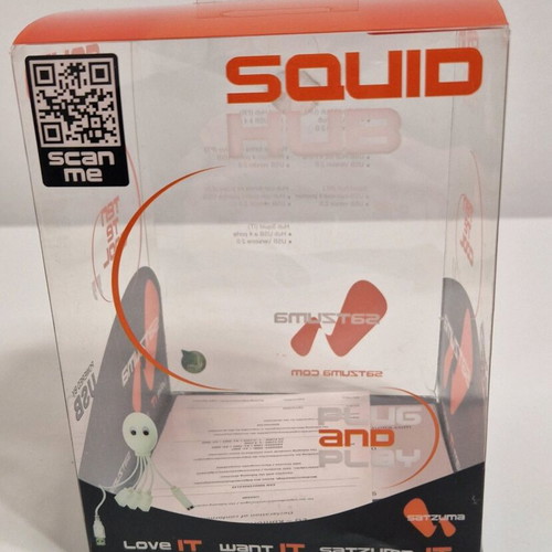 Satzuma Squid 4–Port USB Hub new