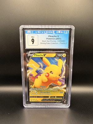 Pokemon Pikachu V CGC 9 κάρτα καινούργια