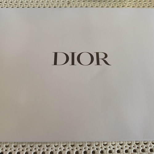 Dior Beauty Pouch rattan effect, new with box and accessories