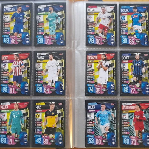 Champions League 2019-2020 Match Attax Extra album with 267 cards, like new