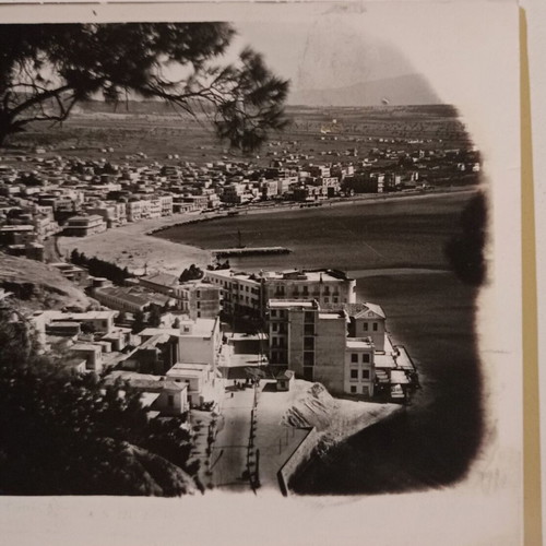 Καρτ ποστάλ "Άποψη Λουτρακίου" 1950 ασπρόμαυρη μεταχειρισμένη