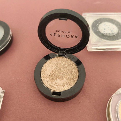 Sephora Crazy MyFace Carlos Roma eyeshadow set like new, shimmer metallic