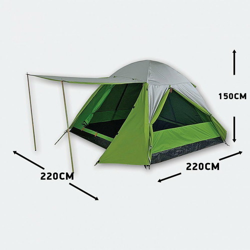Terra Apollo tent for 3-4 people used, classic igloo shape