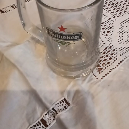 Heineken beer glass unused with box