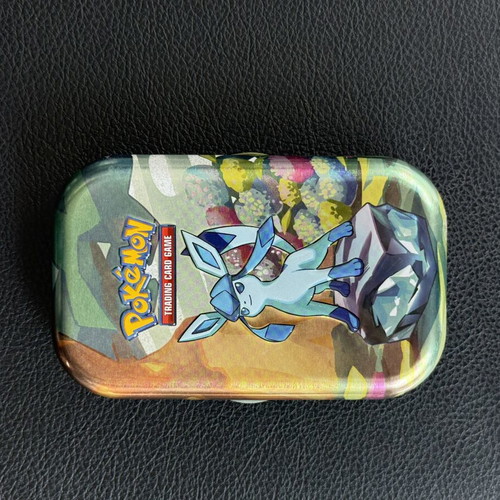 Glaceon Pokemon tin, empty