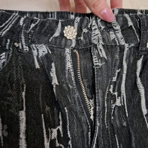 Flared jeans like new with various colors, elastic fit