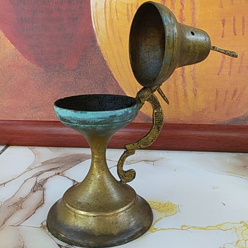 Vintage bronze censer, lightly used