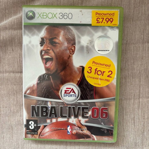 NBA Live 06 Xbox 360 PAL used complete