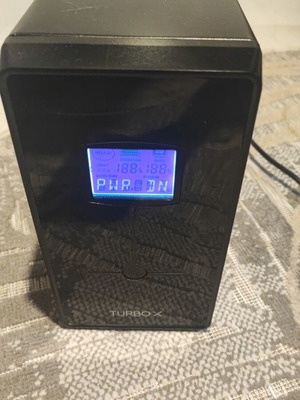 Turbo-X UPS 1200VA/720W μεταχειρισμένο με AVR και οθόνη LCD