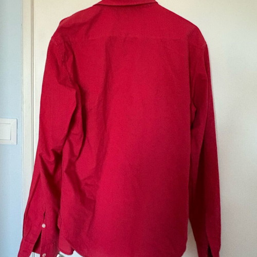 Zara Man Young Shirt used, red, size Large, 100% cotton