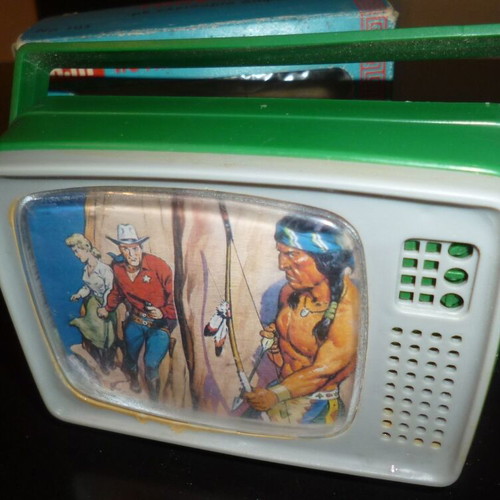 Television Piggy Bank with Security Lock from K.M 70s new