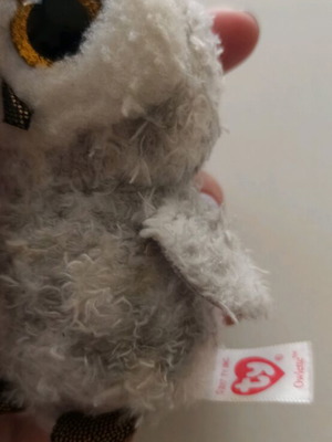 Ty owl keychain like new