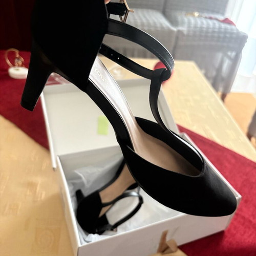 About you black pumps new size 39 with 7 cm heel