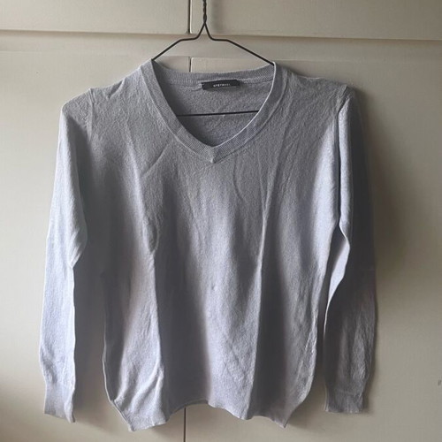 Stefanel blouse M light blue-gray shade used