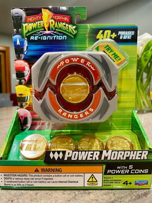 Mighty Morphin Power Rangers Morpher με νομίσματα καινούργιο