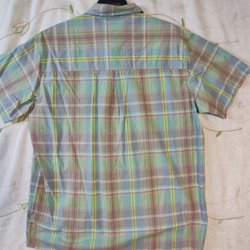 Jack Wolfskin Travel men's shirt size L, like new, colorful plaid