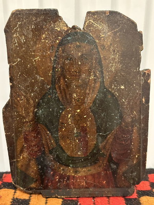 Vintage Icon of Panagia used, 17x13cm