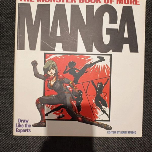 The Monster Book of More Manga like new, drawing tutorial 350+ pages