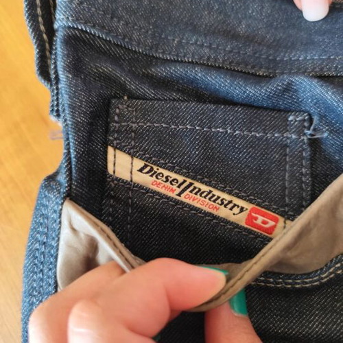 Diesel men's blue jeans