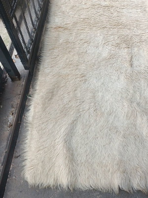 Flokates rugs used, two large and two smaller as gift