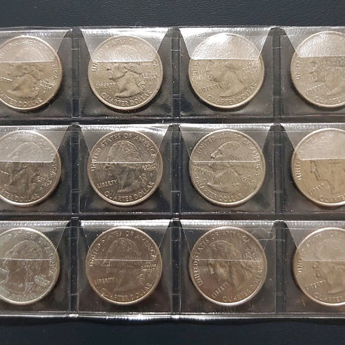 16 1/4 Dollar μεταχειρισμένα, διάφορες ημερομηνίες