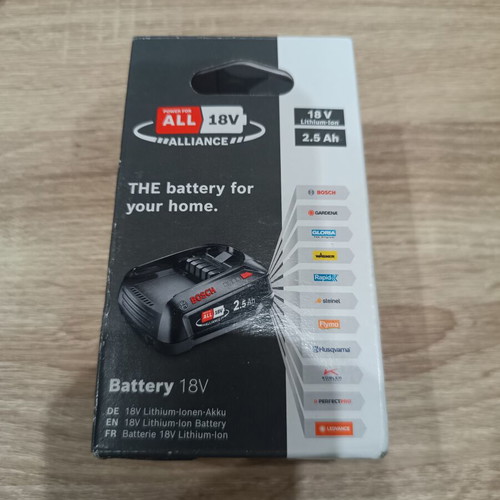 Bosch PBA 18V 2.5Ah W-B Battery, new