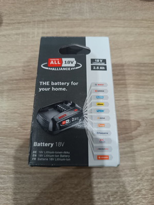 Bosch PBA 18V 2.5Ah W-B Battery, new