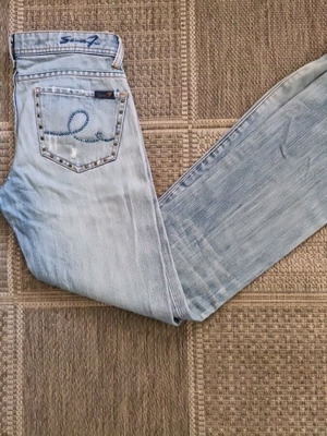 Seven denim pants No 26 light blue like new, 100% cotton