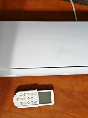 Equation KPT-2000B bathroom fan heater like new with remote control and illuminated display