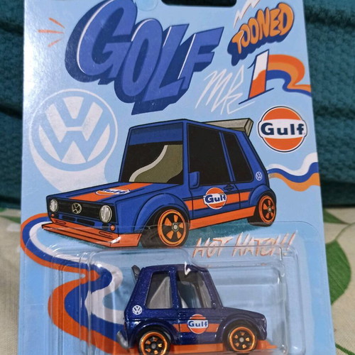 Hot Wheels Silver Series GULF Tooned Volkswagen Golf MK1 new